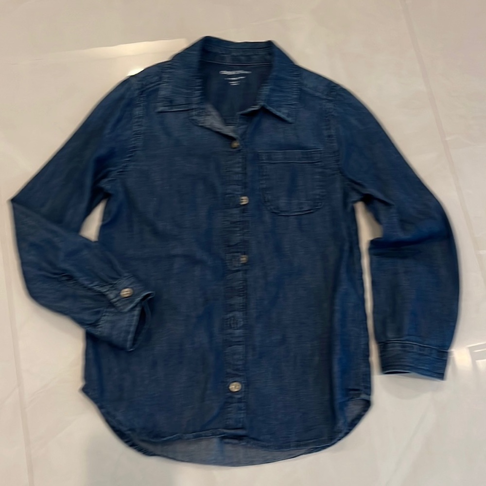 Girls chambray shirt Gap